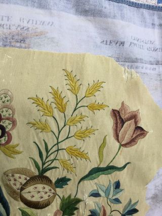 Early 19 Th Century Embroidery In Silk. 8