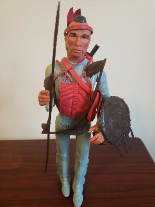 Marx Johnny West Best Of The West Custom Made Pawnee Indian Warrior