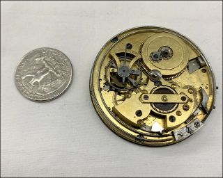 Antique Pocket Watch Repeater Movements - - Parts - Art Projects Restore