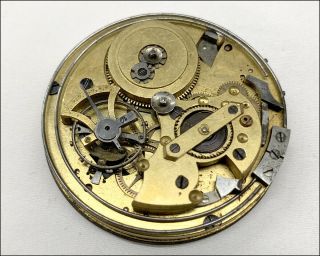 Antique Pocket Watch Repeater Movements - - Parts - Art Projects Restore 3