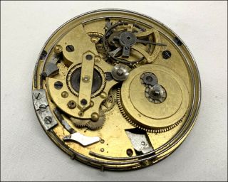Antique Pocket Watch Repeater Movements - - Parts - Art Projects Restore 6