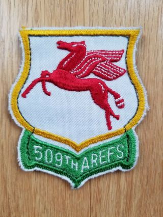 Usaf Patch - 509th Air Refueling Squadron (h),  Pease Afb,  Nh,  1984 (kc - 135a)