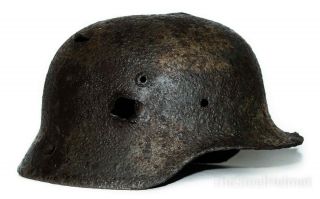 WW2 German Helmet M40 Size 64 Camo.  World War II Relic 2