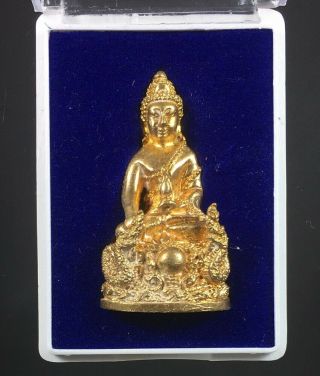 Thai Amulet Phra Kring Lp Sor Statue Bell Inside Talisman Rich Wealth