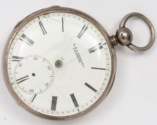 R&g Beesley Liverpool Fusee Pocketwatch For Restoration Or Parts Use