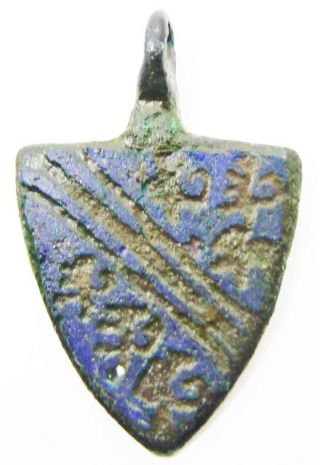 Humphrey De Bohun Earl Hereford 13th Century Medieval Armorial Heraldic Pendant