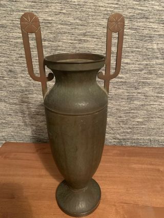 Arts And Crafts Hand Hammered Copper Vintage Roycroft Style Vase