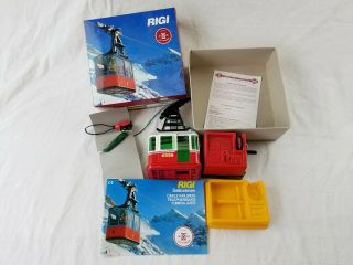 Lehmann Rigi 00900 Ropeway Gondola Ski Lift Tram Germany Tin Toy Vintage Boxed