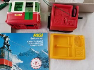 Lehmann Rigi 00900 Ropeway Gondola Ski Lift Tram Germany Tin Toy Vintage boxed 6