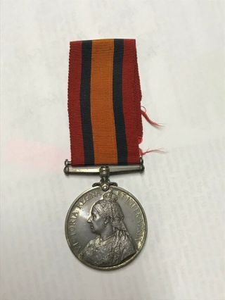 British No Bar Queens South Africa Medal - Stellenbosch D.  M.  T.  (1 Of 84 To Unit)