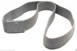 East German DDR Stasi Grey Nylon Belt adjustable to 43in L x 1 7/8in W E799 2