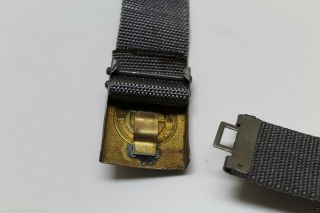 East German DDR Stasi Grey Nylon Belt adjustable to 43in L x 1 7/8in W E799 3