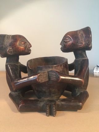 Hand Carved African Statue - Luba Tribe - Congo Katanga Province