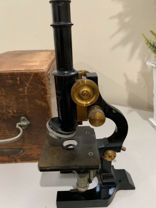 German Voigtlander & Sohn Microscope 15 1/2 