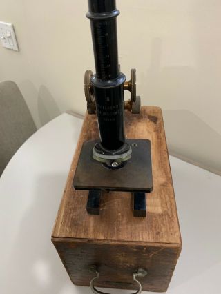 German Voigtlander & Sohn Microscope 15 1/2 