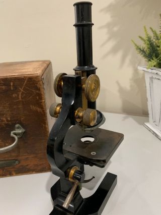 German Voigtlander & Sohn Microscope 15 1/2 