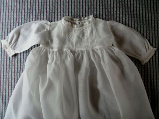 Antique Victorian Long Baby Gown 20 