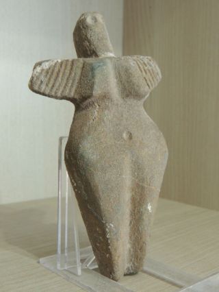 Antique Cicladic Stone Figure Statuette,  Fertility,  Mother Godess,  Idol,  God,  Alien