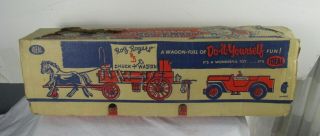 Vintage Ideal Roy Rogers Fix - It Chuck Wagon & Jeep In The Box