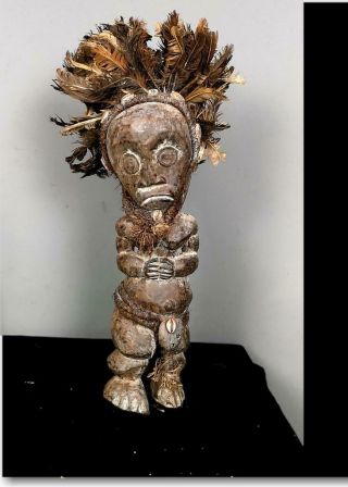 Old Tribal Fang Fetish Figure - - Gabon