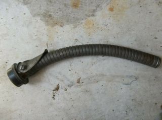 Vintage Military Gerry Can Spout Five Gallon Metal Fuel Flexible Locking Lever