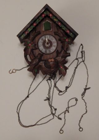German Black Forest Cuckoo Clock Hubert Herr Triberg