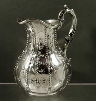 English Sterling Pitcher 1870 Robert Hennell - Abercrombie 3