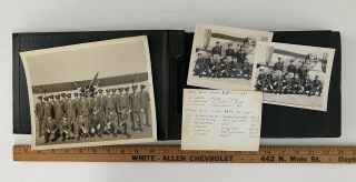Wwii Military Photo Album 180,  Pics Airplanes Training Camp Tuscaloosa Topeka