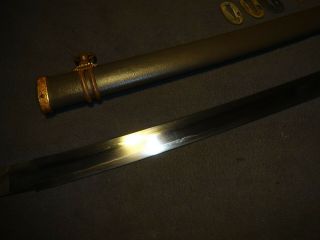 Japanese WWll Army officer ' s sword in mountings 
