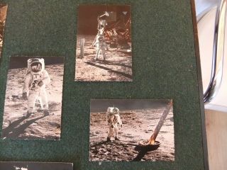 Rare 1969 Vintage Postcards from The MOON landing space travel Apollo USA German 4