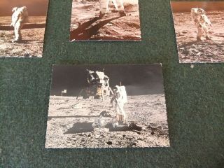 Rare 1969 Vintage Postcards from The MOON landing space travel Apollo USA German 5