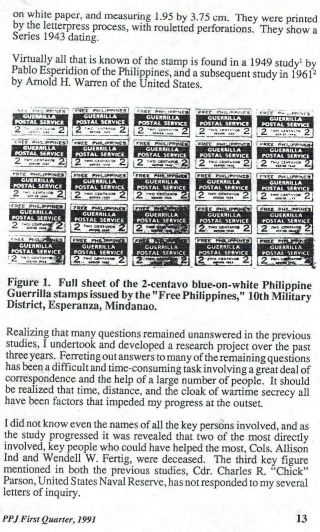 Guerrilla Postal Service Philippines occupation military cover stamps 1943 WWII 4
