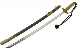 MINTY WWII Japanese Samurai Sword NAVAL KYU GUNTO Shin Gunto KATANA WW2 BLADE 2