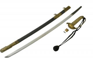 MINTY WWII Japanese Samurai Sword NAVAL KYU GUNTO Shin Gunto KATANA WW2 BLADE 3