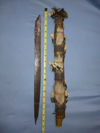 Vintage Antique African Tribal Sword