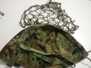 Jmsdf Japan Self Defense Force 88 Style Helmet Cover,  Net,  Chin Strap Jsdf