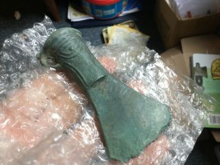 Nicely Decorated Bronze Age Axe Head 6