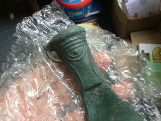 Nicely Decorated Bronze Age Axe Head 7