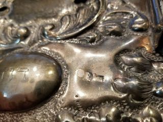 RARE ANTIQUE JUDAICA SILVER TORAH SHIELD JEWISH CHERUBS RARE RARE RARE 84 SILVER 10