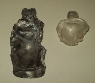 Hiroshima Glass Bottle Artifact Wwii Japan Deformed Imploded A - Bomb Vintage