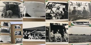 WW2 Airborne Paratrooper Glider Photo Album w/ Rare Patches & Souvineer 12