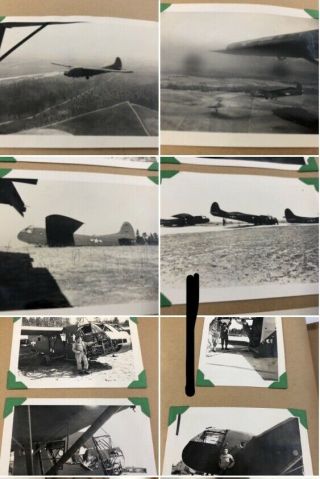 WW2 Airborne Paratrooper Glider Photo Album w/ Rare Patches & Souvineer 7