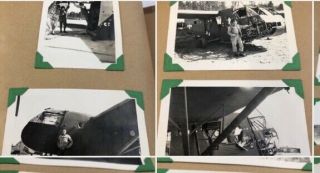 WW2 Airborne Paratrooper Glider Photo Album w/ Rare Patches & Souvineer 8
