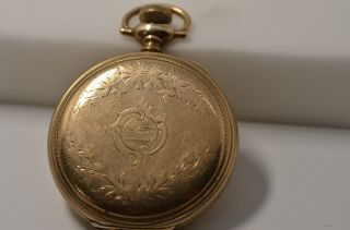 16s Ball Pocket Watch,  Unusual Hunting Case Model,  Case Signed Ball,  Running