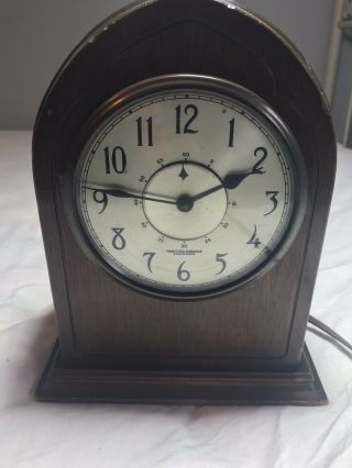 Vintage Hamilton Sangamo Synchronus Mantle Clock Model S - 501 Usa