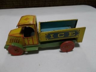 J.  Chein & Co.  Tin Toy Ice Truck 1920 