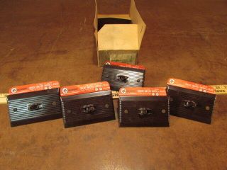 5 Vintage Nos Brown Monowatt T Rated Switch Light Art Deco Design Bakelite