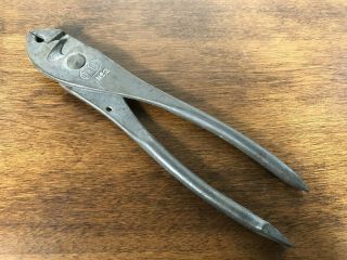 Antique Dupont No.  2 Blasting Cap Crimper Hard Rock Mining Tool,