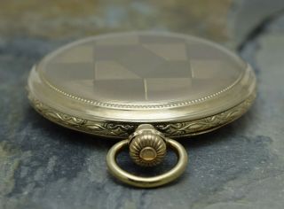 WW2 German gold plated pocket watch,  Rare WWII pocket watch,  Junghans Pocket watch 8