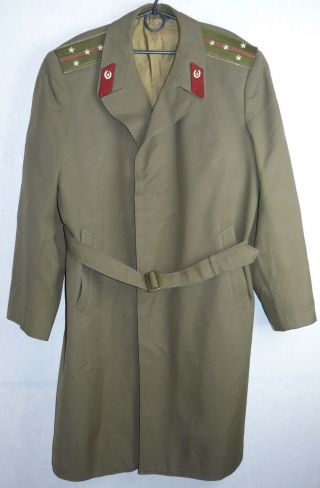Coat Cloak Uniform Military Soviet Russian Army Officer Lieutenant
